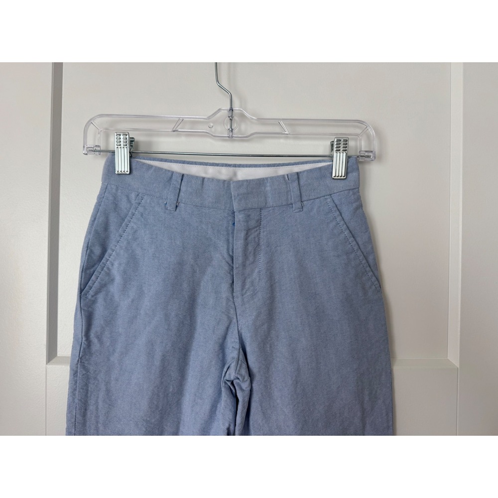 Tommy Hilfiger Kids Light Blue Oxford Chino Pants Size 8 Straight Leg Trousers - Picture 2 of 7